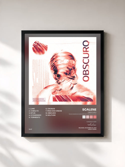 Scalene · Obscuro (Trilha Sonora Do Filme Obscuro: Cortina De Fogo) — Affiche encadrée