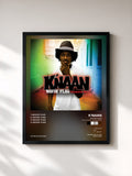 #noir Tableau de l'album Wavin' Flag (German Version - Celebration Mix) de K'naan, cadre noir, imprimé et encadré en France