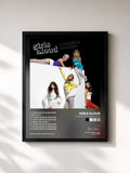 #noir Tableau de l'album I Think We're Alone Now EP de Girls Aloud, cadre noir, imprimé et encadré en France