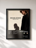 #noir Tableau de l'album Highs & Lows de Michael Schulte, cadre noir, imprimé et encadré en France