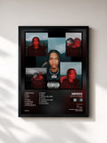 #noir Tableau de l'album DO NOT DISTURB (DELUXE) de Nemzzz, cadre noir, imprimé et encadré en France