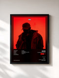 #noir Tableau de l'album Streetknowledge de Adje, cadre noir, imprimé et encadré en France