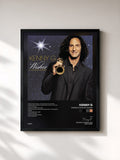 #noir Wishes A Holiday Album di Kenny G in stampa incorniciata, cornice nera, stampata e incorniciata in Francia