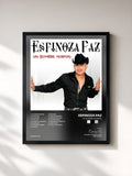 #noir Tableau de l'album Un Hombre Normal de Espinoza Paz, cadre noir, imprimé et encadré en France