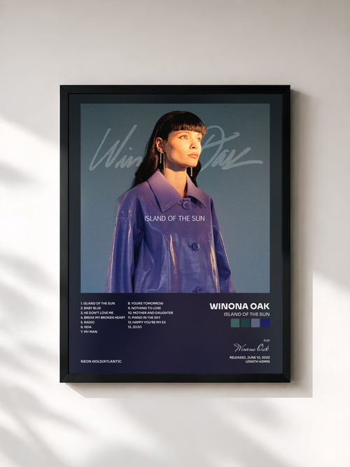 Winona Oak · Island of the Sun — Affiche encadrée