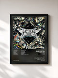#noir Tableau de l'album METAL FORTH de BABYMETAL, cadre noir, imprimé et encadré en France
