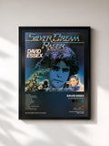 #noir Tableau de l'album Silver Dream Racer de David Essex, cadre noir, imprimé et encadré en France
