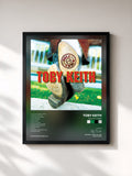 #noir Tableau de l'album Pull My Chain de Toby Keith, cadre noir, imprimé et encadré en France
