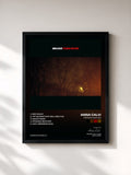 #noir Tableau de l'album Strange Weather de Anna Calvi, cadre noir, imprimé et encadré en France