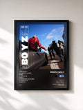 #noir Tableau de l'album BO Y Z Vol.2 de Prince Waly, cadre noir, imprimé et encadré en France