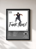 #noir Tableau de l'album Dennis Dj Apresenta: Funk Now de DENNIS, cadre noir, imprimé et encadré en France