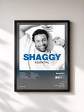 #noir Tableau de l'album Essential de Shaggy, cadre noir, imprimé et encadré en France