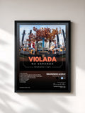 #noir Tableau de l'album Violada Na Varanda de Bruninho & Davi, cadre noir, imprimé et encadré en France