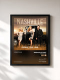 #noir Tableau de l'album Down The Line de Nashville Cast, cadre noir, imprimé et encadré en France