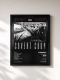 #noir Tableau de l'album Covert Coup de Curren$y, cadre noir, imprimé et encadré en France