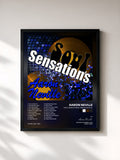 #noir Tableau de l'album Soul Sensations: Aaron Neville de Aaron Neville, cadre noir, imprimé et encadré en France