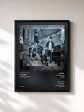 #noir Tableau de l'album Stop The Rain de DAY6 , cadre noir, imprimé et encadré en France