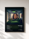 #noir Tableau de l'album Cultura POPular de Alex Ponce, cadre noir, imprimé et encadré en France