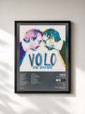 #noir Tableau de l'album Avec son frère (Édition augmentée) de Volo, cadre noir, imprimé et encadré en France