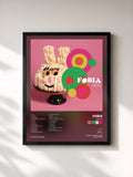 #noir Tableau de l'album Pastel de Fobia, cadre noir, imprimé et encadré en France