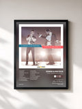 #noir Tableau de l'album Como. Sempre Feito. Nunca (Ao Vivo) de Jorge & Mateus, cadre noir, imprimé et encadré en France