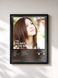 #noir Tableau de l'album HOLIDAYS IN THE SUN de YUI, cadre noir, imprimé et encadré en France
