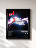 #noir Tableau de l'album Les Meilleurs Moments de Star Academy, cadre noir, imprimé et encadré en France