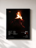 #noir Tableau de l'album See You Next Wednesday de Belly, cadre noir, imprimé et encadré en France