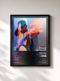 #noir Tableau de l'album Album of the Summer de Troy Ave, cadre noir, imprimé et encadré en France