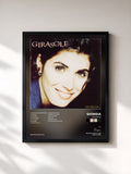 #noir Tableau de l'album Girasole de Giorgia, cadre noir, imprimé et encadré en France