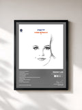 #noir Tableau de l'album Is That All There Is? de Peggy Lee, cadre noir, imprimé et encadré en France