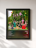 #noir Tableau de l'album LOOK de Apink, cadre noir, imprimé et encadré en France