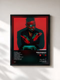 #noir Tableau de l'album Love Will Find A Way de Philip Bailey, cadre noir, imprimé et encadré en France