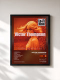#noir Tableau de l'album Another Day Without You (Lo-Fi Version) de Victor Thompson, cadre noir, imprimé et encadré en France