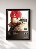 #noir Tableau de l'album ZayDidit de Trouble, cadre noir, imprimé et encadré en France