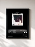 #noir Tableau de l'album The Lumineers de The Lumineers, cadre noir, imprimé et encadré en France