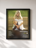 #noir Tableau de l'album Do You Know de Jessica Simpson, cadre noir, imprimé et encadré en France