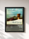 #noir Tableau de l'album Beach Grooves, Vol. 1 de Roger Shah, cadre noir, imprimé et encadré en France