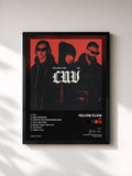 #noir Tableau de l'album LUV de Yellow Claw, cadre noir, imprimé et encadré en France