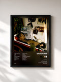 #noir Tableau de l'album Deadstar de Smokepurpp, cadre noir, imprimé et encadré en France