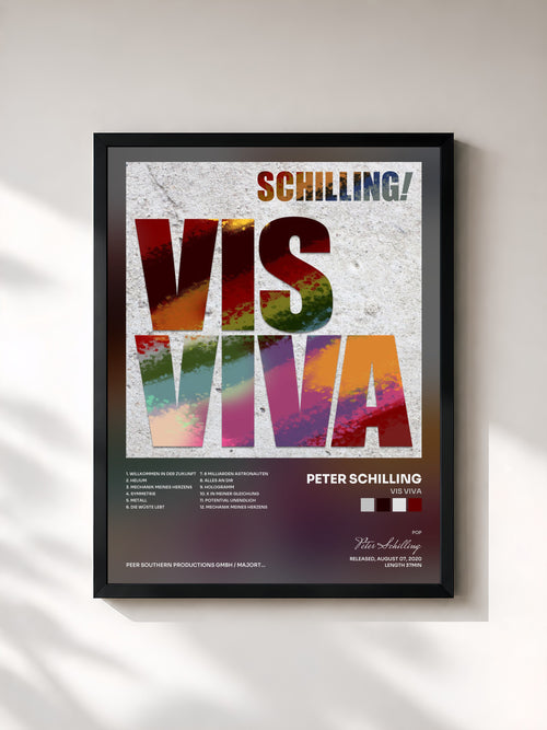 Peter Schilling · Vis Viva — Affiche encadrée