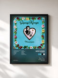 #noir Tableau de l'album Mosaïque de Gipsy Kings, cadre noir, imprimé et encadré en France