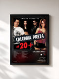 #noir Tableau de l'album As 20 + de Calcinha Preta, cadre noir, imprimé et encadré en France