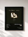 #noir Tableau de l'album Surfacing de Sarah McLachlan, cadre noir, imprimé et encadré en France