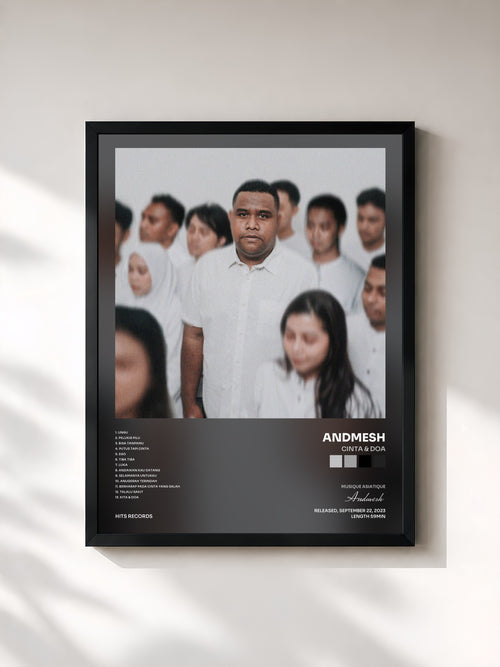 Andmesh · Cinta & Doa — Affiche encadrée