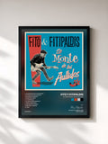 #noir Tableau de l'album El monte de los aullidos de Fito y Fitipaldis, cadre noir, imprimé et encadré en France