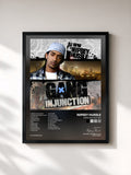 #noir Tableau de l'album Gang Injunction de Nipsey Hussle, cadre noir, imprimé et encadré en France