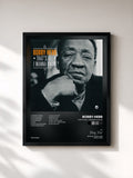 #noir Tableau de l'album That's All I Wanna Know de Bobby Hebb, cadre noir, imprimé et encadré en France