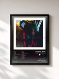 #noir Tableau de l'album Flore - Deluxe version de Gabriel Rios, cadre noir, imprimé et encadré en France