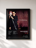 #noir Tableau de l'album Marc Anthony de Marc Anthony, cadre noir, imprimé et encadré en France